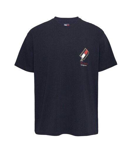 T-shirt Motif/style Fantaisie Homme Bleu Marine Foncé Tommy Jeans