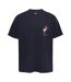 T-shirt Motif/style Fantaisie Homme Bleu Marine Foncé Tommy Jeans-2
