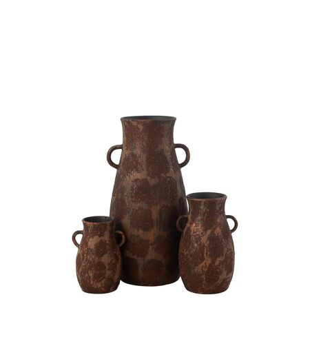Vase en Terre Cuite Amphore 30cm Marron