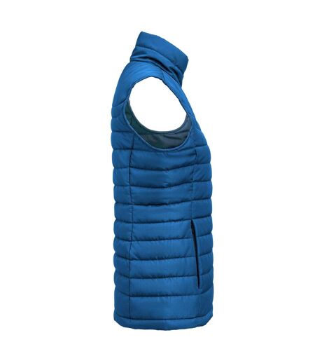 Womens/ladies Arches Padded Bust Gilet Blue James Harvest