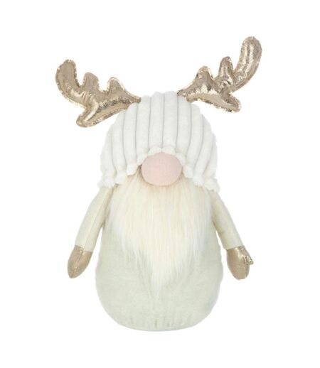 Statuette Déco Lutin Cerf 42cm Beige