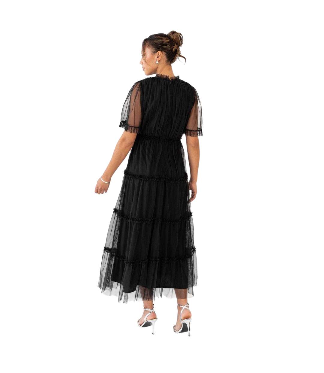 Robe Longue Femme Noir Anaya With Love-2