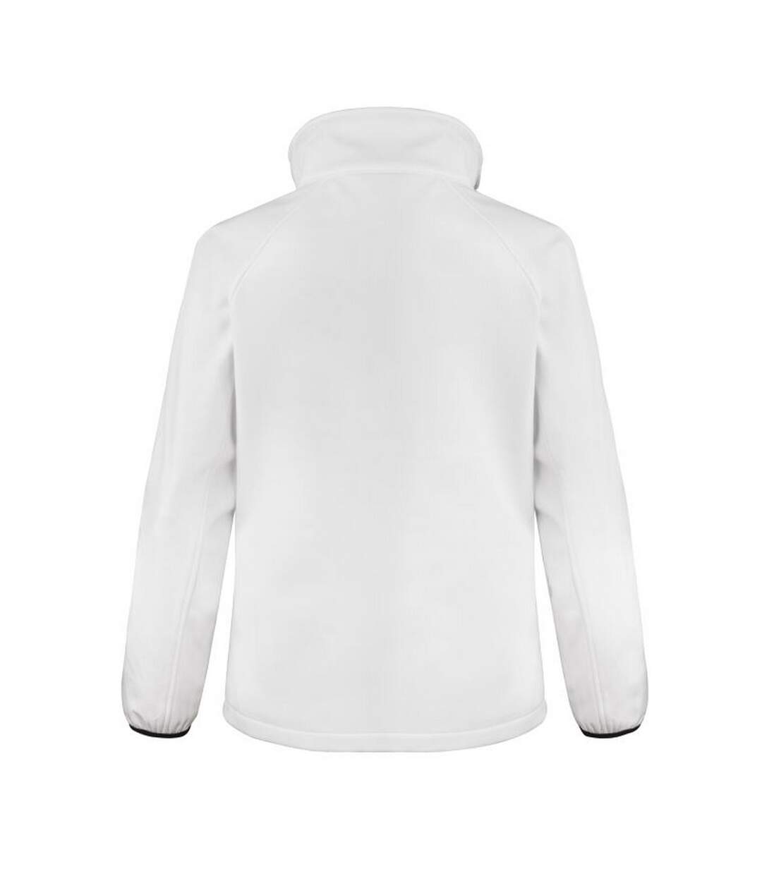 Womens/ladies softshell body warmer white/black Result-2