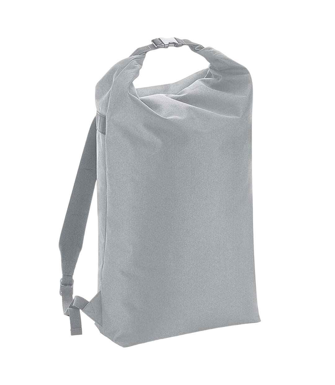 Icon Roll-top Backpack One Size Light Grey Bagbase-1