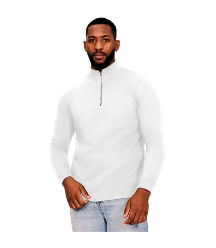 Casual Classics Mens Ringspun Cotton Sweatshirt (White) - UTAB597