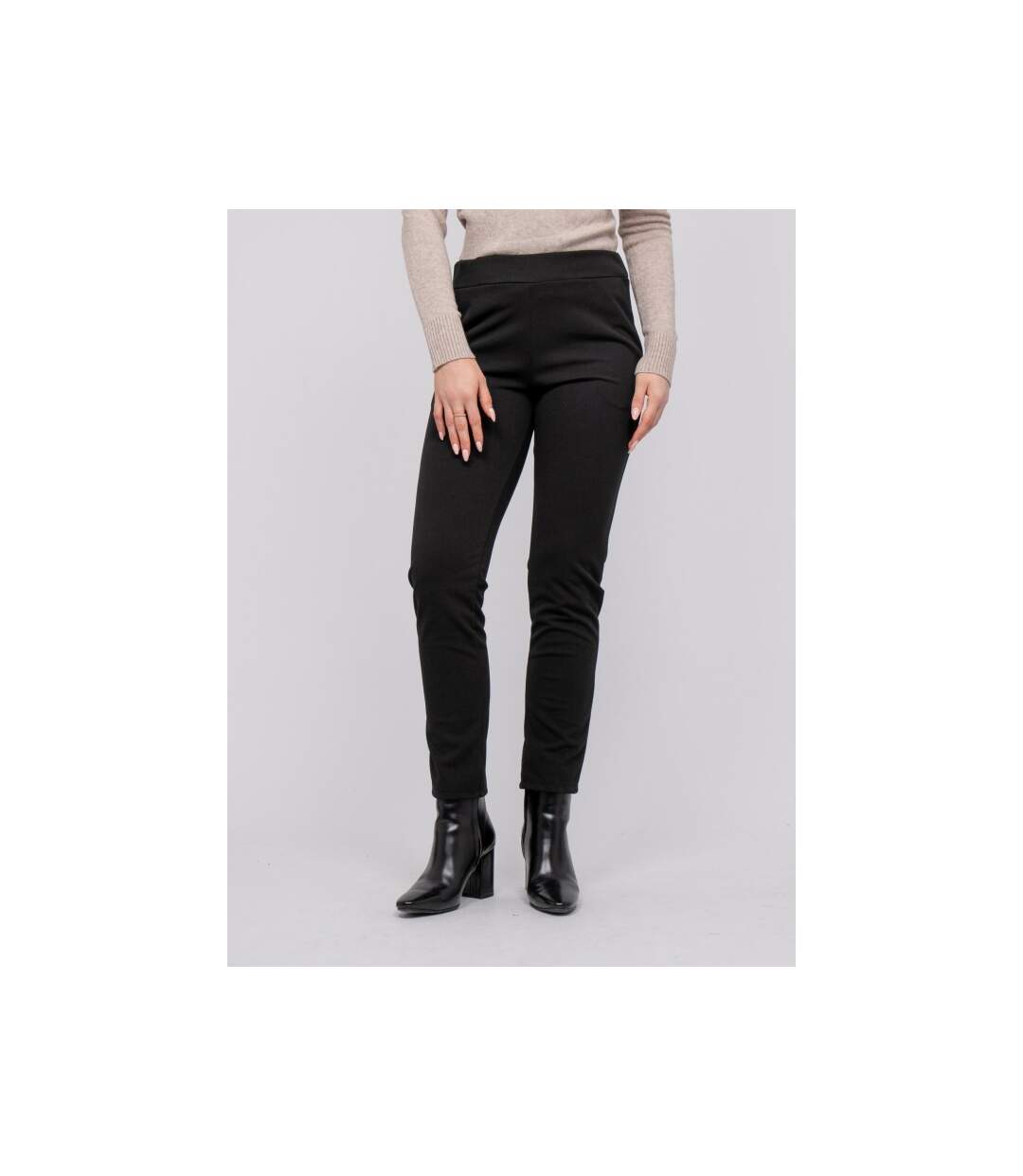 Pantalon slim taille élastiquée ESSANDRE - Dona X Lisa-1