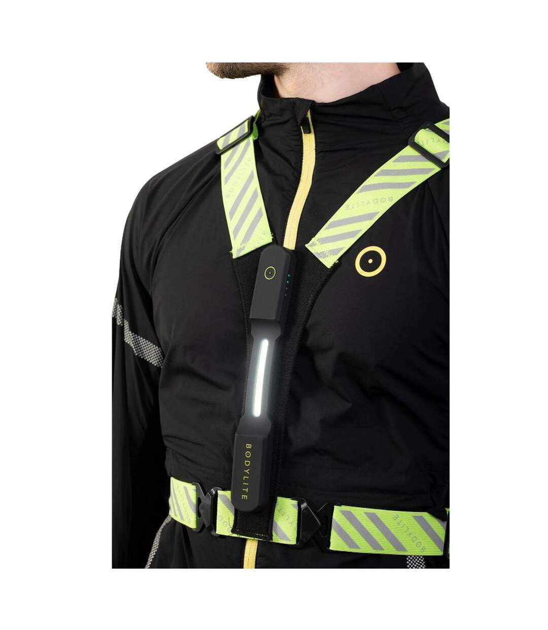 Unisex adult hi-vis vest neon yellow/black Bodylite Gear