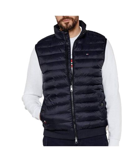 Doudoune sans manches marine homme tommy hilfiger mix media