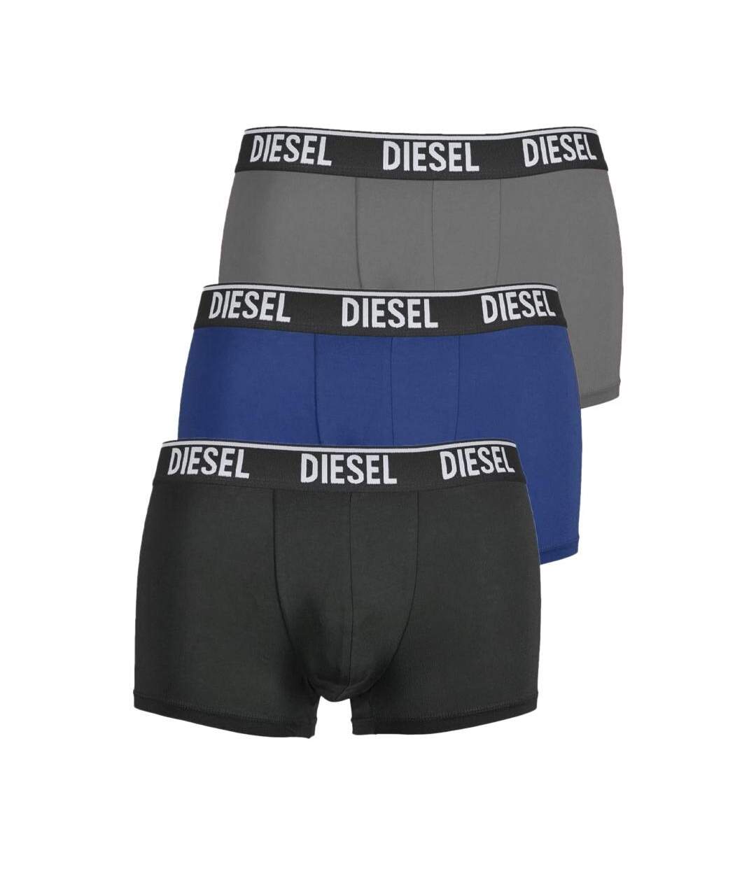 3x Boxers Gris/Bleu Homme Diesel Sebastian - L-1