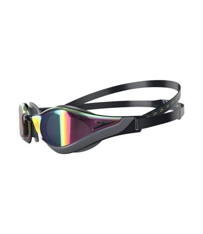 Lunettes De Natation Fastskin Pure Focus Mirror Adulte Noir Jaune Or Speedo