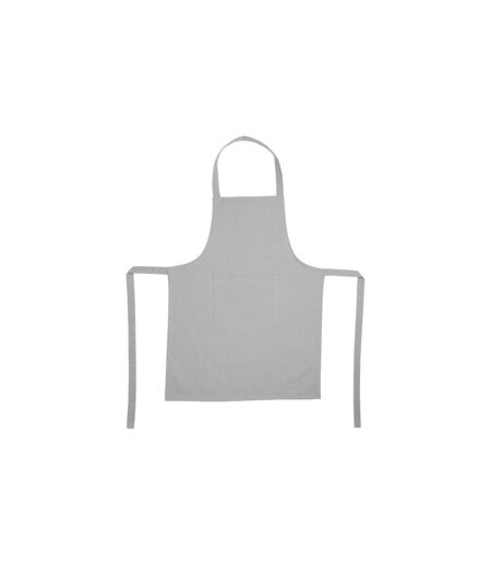 Tablier de Cuisine Coton 80cm Gris Clair