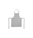 Tablier de Cuisine Coton 80cm Gris Clair-1