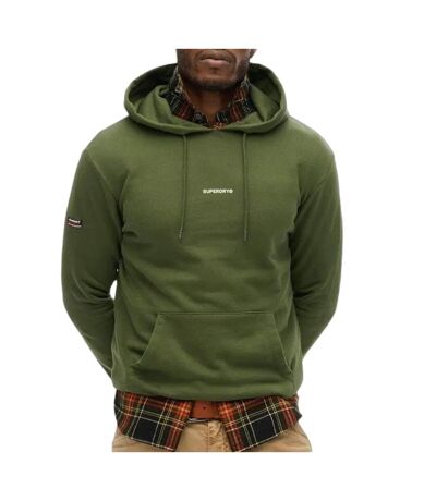 Sweat à capuche kaki homme superdry plain hood - xxl
