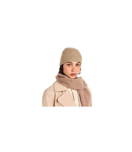 Bonnet Motif/style Logo Brodé Landrenia Rouge Pastel Boss