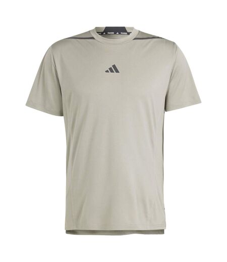Mens Designed For Training T-shirt Pebble Adidas