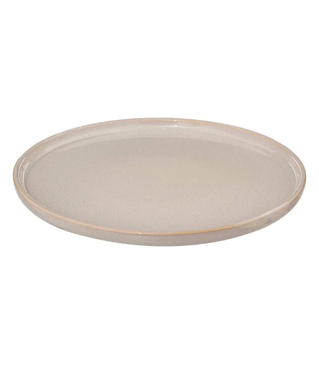 Lot de 6 Assiettes Plates Terre Inconnue 27cm Beige-2