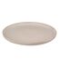 Lot de 6 Assiettes Plates Terre Inconnue 27cm Beige-2