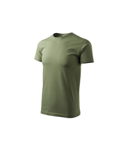 Unisex Adult Heavy T-shirt Khaki Green Adler