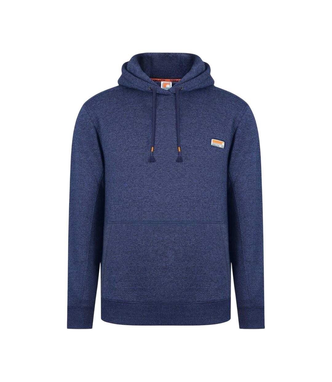 Sweat À Capuche Motif/style Signature Oth Homme Bleu Indigo Chiné SoulCal-1