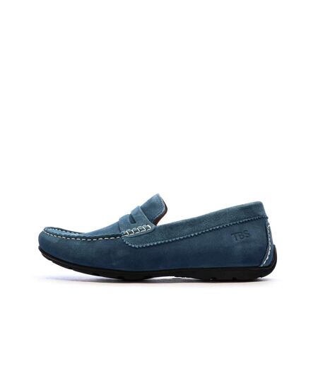 Mocassins bleus homme tbs sailhan