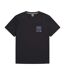 Mens Chase Graphic Print Organic T-shirt Black Animal-1