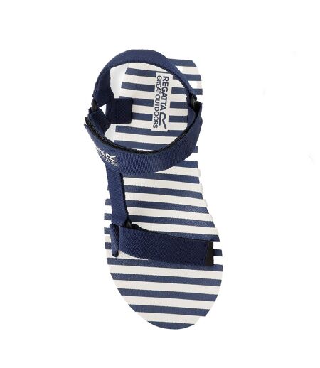 Sandales Motif/style À Rayures Lady Vendeavour Femme Bleu Marine Regatta