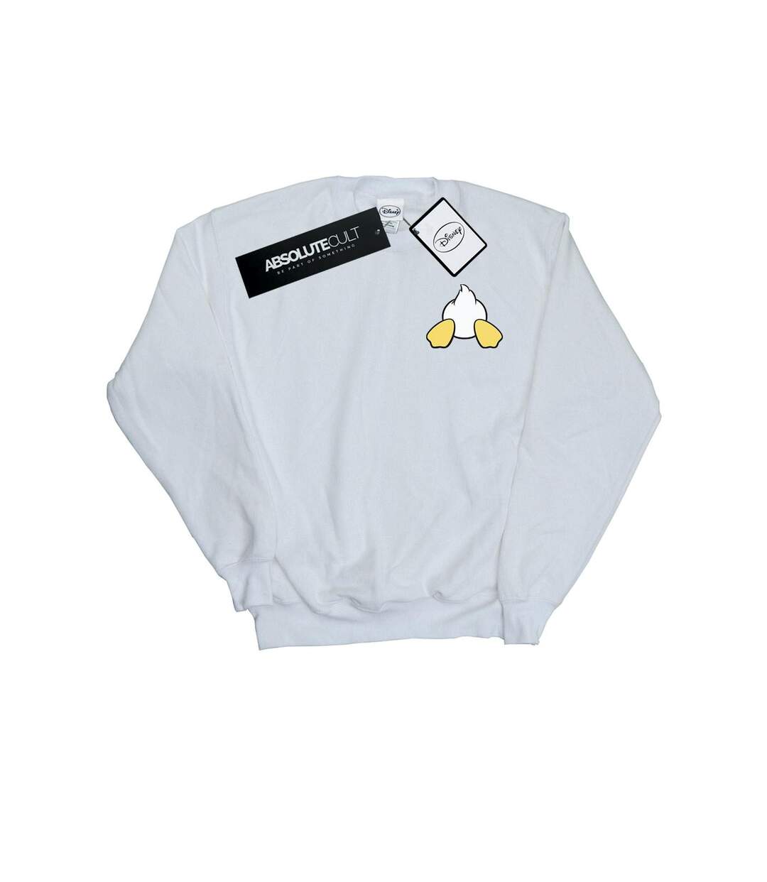 Disney Sweatshirt imprimé Donald Duck à l'arrière de la poitrine - Femmes/Ladies (Blanc) - UTBI27812-1