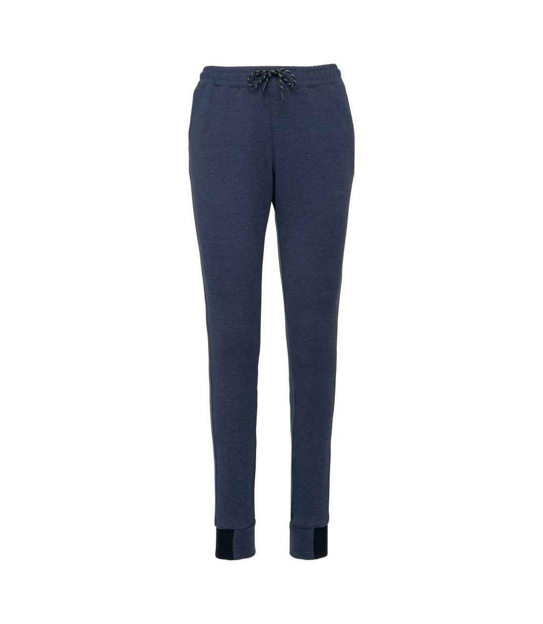 Pantalon femme bleu marine chiné Proact-1