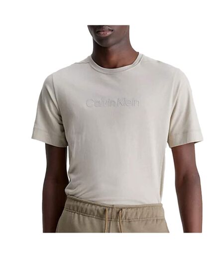 T-shirt Beige Homme Calvin Klein 108