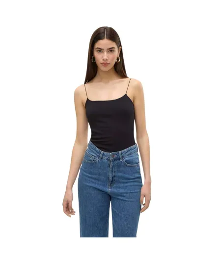 Débardeur Bretelles Fines Femme Noir Vero Moda