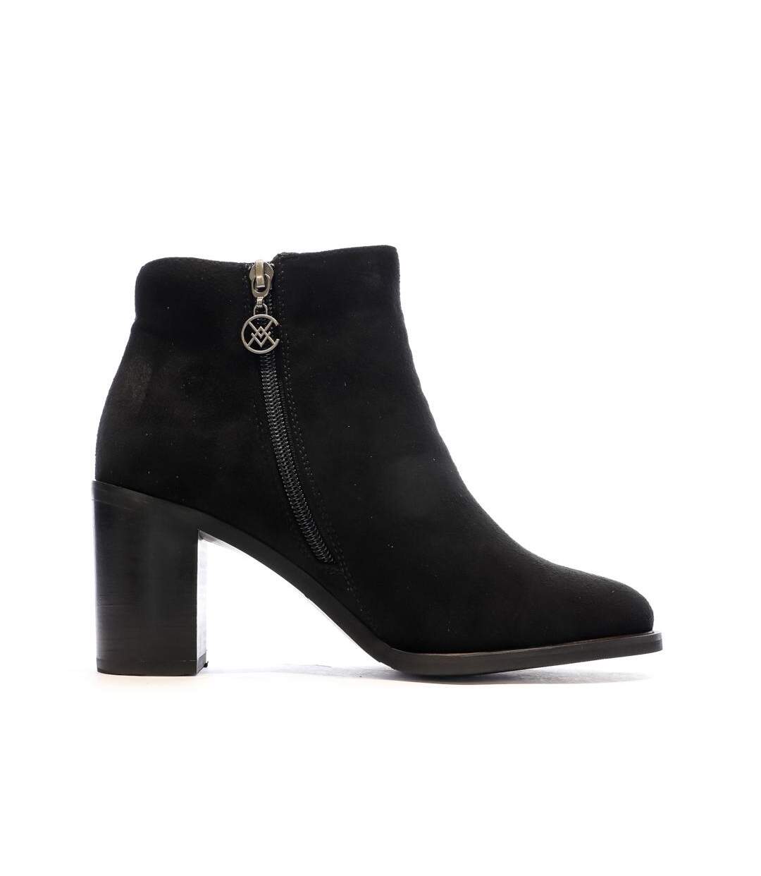 Bottines noir femme chattawak  volta-2