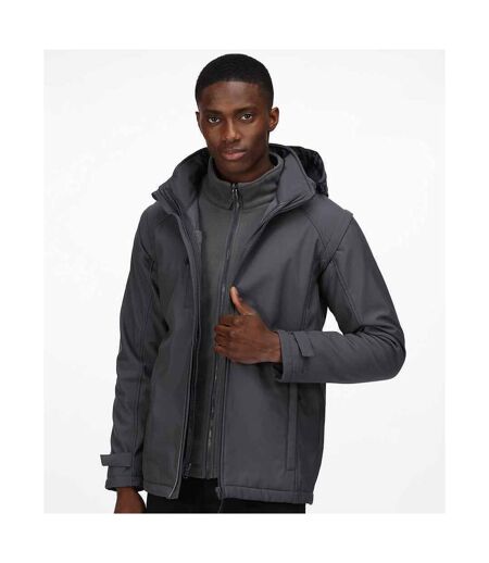 Mens Erasmus 4 In 1 Soft Shell Jacket Seal Grey Regatta