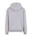 Mens Loose Full Zip Hoodie Heather Grey Build Your Brand-2