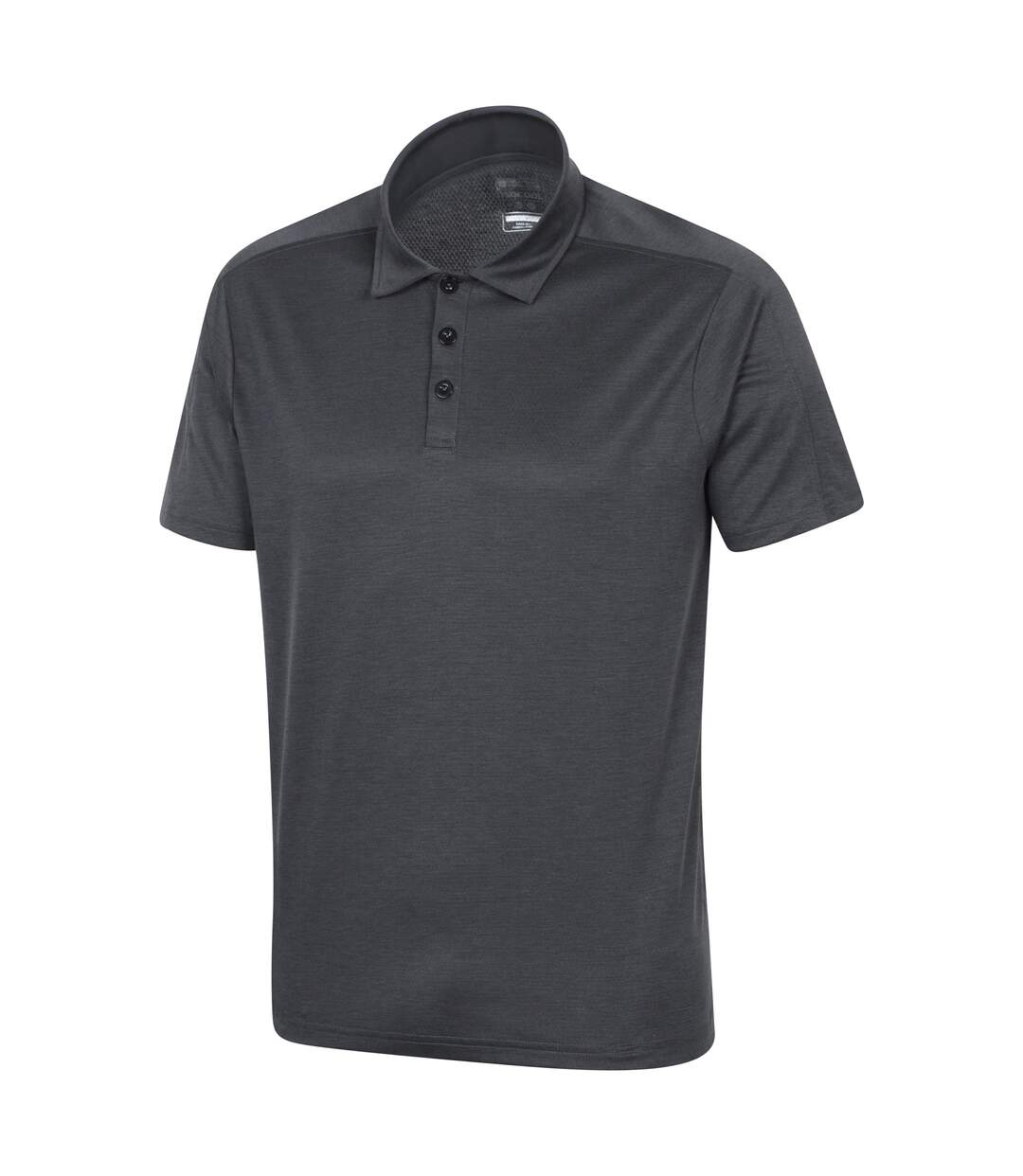 Mens volley isocool polo shirt charcoal Mountain Warehouse-4