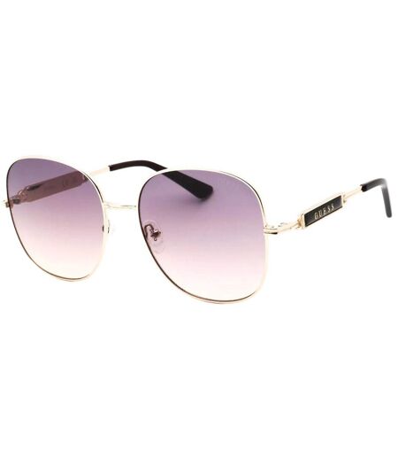 Lunettes De Soleil Motif Fumé Dégradé Femme Taille Unique Jaune Or Guess