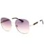 Lunettes De Soleil Motif Fumé Dégradé Femme Taille Unique Jaune Or Guess-2