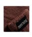Gants Unis Et Côtelés En Acrylique Connora Adulte S-m Marron Rouge Regatta-3