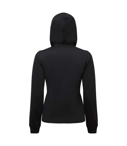 Womens/ladies spun dyed hoodie black TriDri