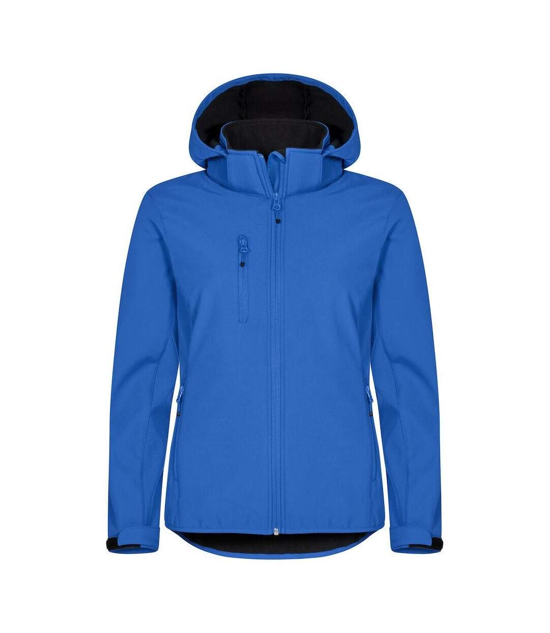 Womens/ladies classic soft shell jacket royal blue Clique-1