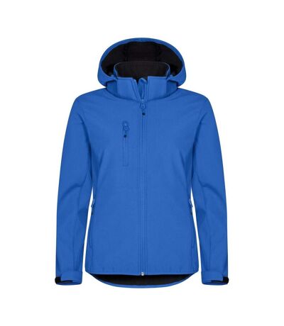 Womens/ladies classic soft shell jacket royal blue Clique