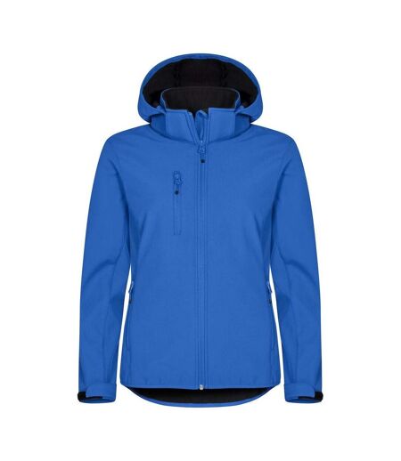 Womens/ladies classic soft shell jacket royal blue Clique