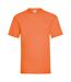 T-shirt à manches courtes homme orange vif Universal Textiles