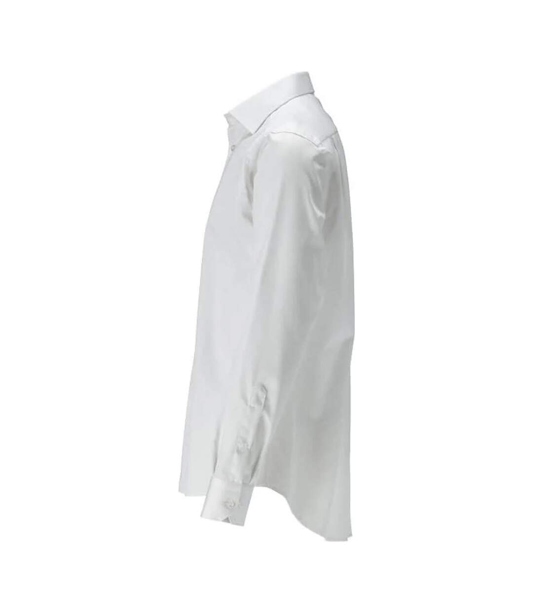 Mens Frontline Poplin Modern Shirt White Mascot-2