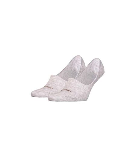 Socquettes Discrètes Homme Beige Chiné Gris Calvin Klein