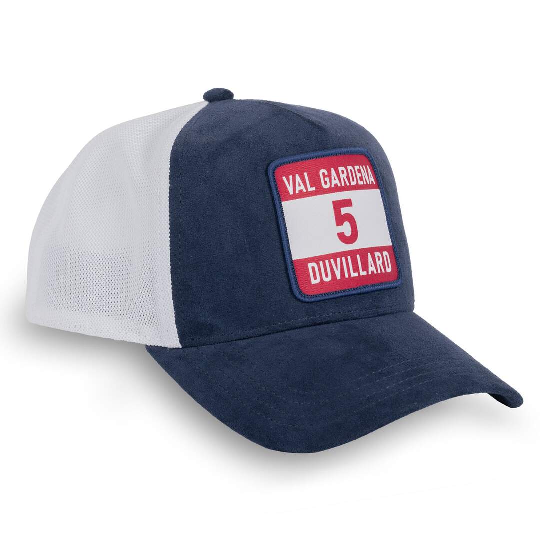 Casquette Trucker premium avec filet Suédine Dossard Duvillard-3