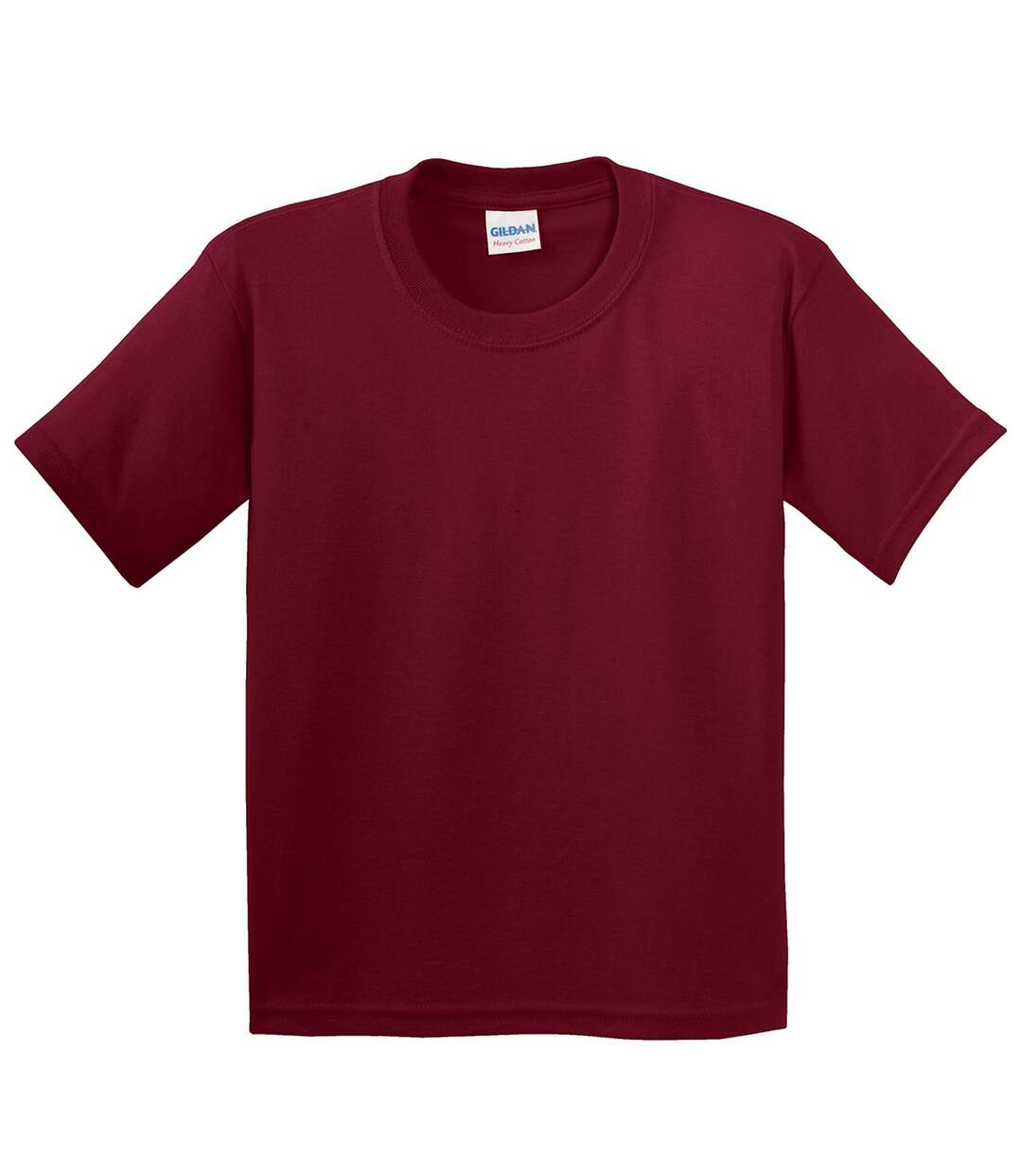 Youth Unisex Heavy Cotton T-shirt Cardinal Gildan-1
