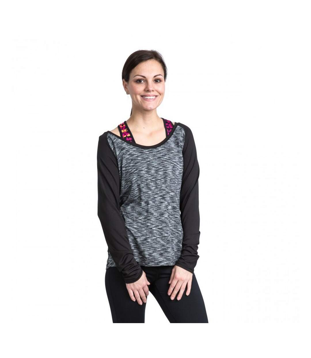 Trespass - T-shirt de sport à manches longues MISO - Femme (Gris marne) - UTTP3636