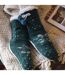 1 Pair Ladies Chunky Sherpa Lined Cosy Moccasin with Pom Pom - Warm Comfort-5