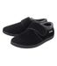 Dunlop - Chaussons homme noirs réglables à fermeture auto-agrippante-1