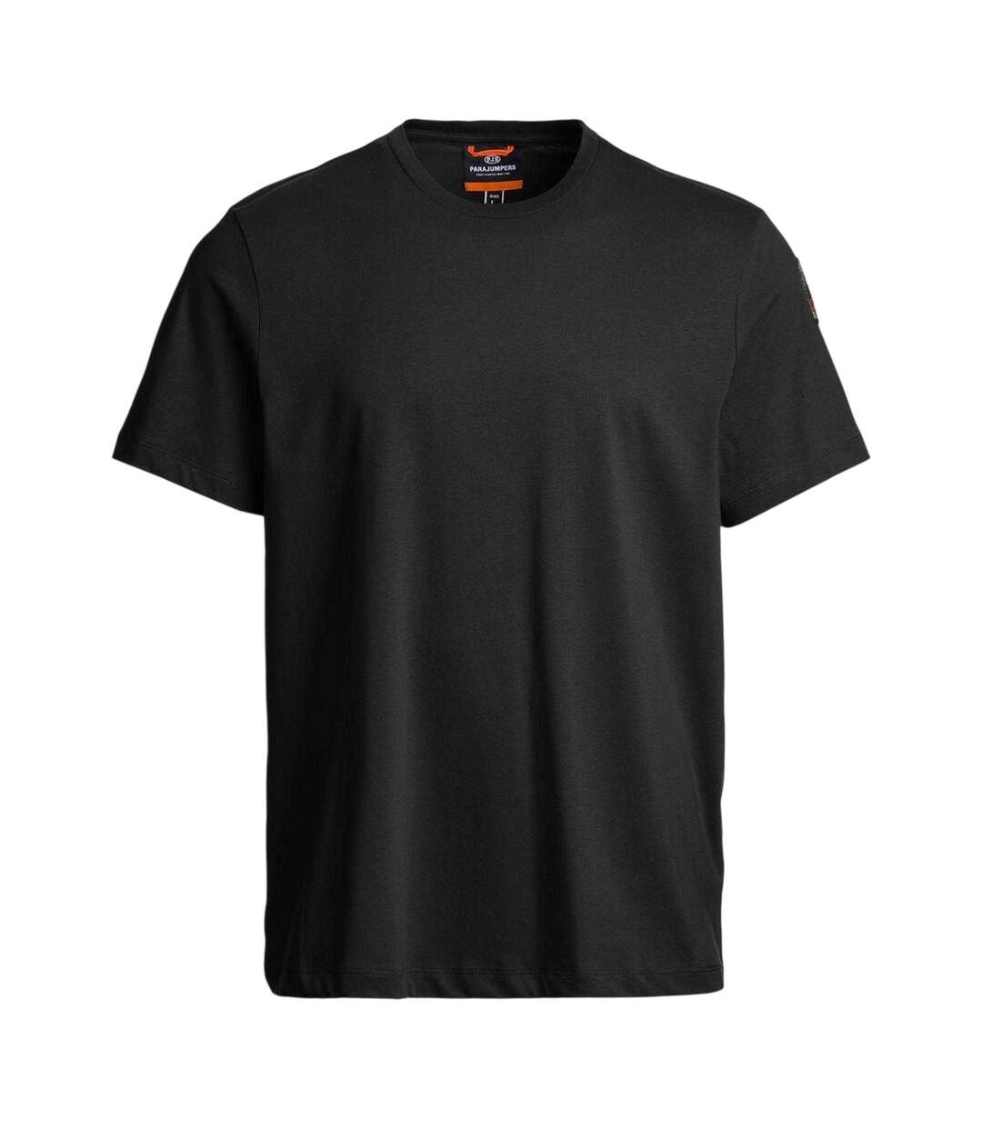 Mens Shispare Cotton T-shirt Black Parajumpers-1
